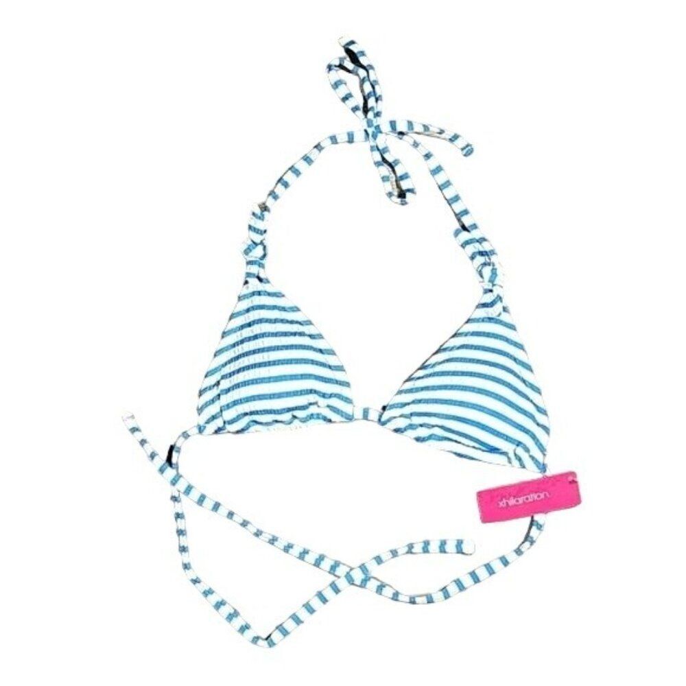 Xhilaration Textured String Bikini Top Sz M
